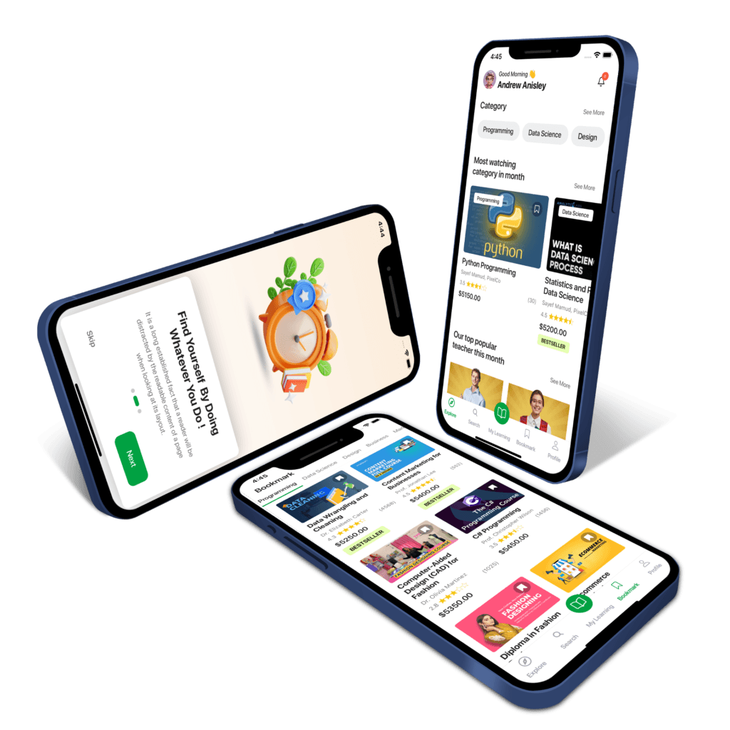 Business owner using mobile app to manage store